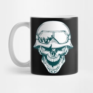 Niche Skull Island Mod Art  Calabera Militar Mug